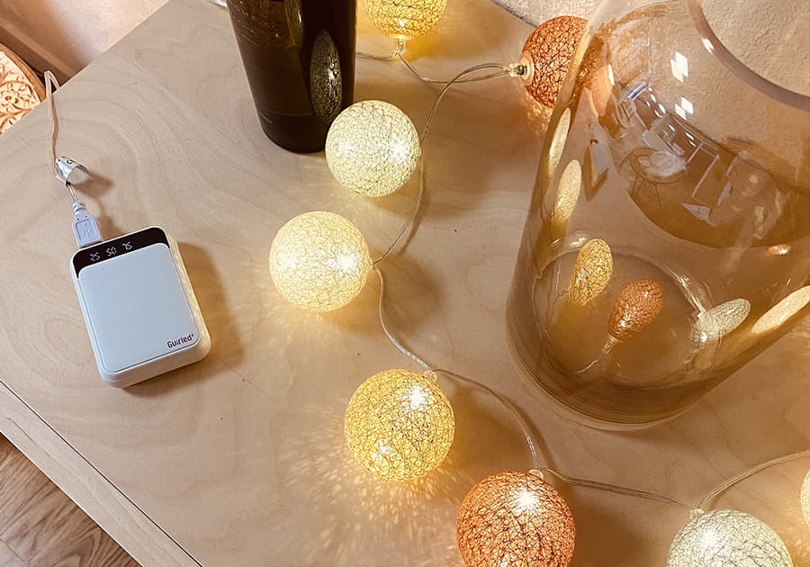 guirlande lumineuse coton