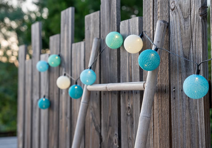 guirlande lumineuse coton